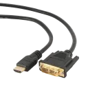 Cablu Video Cablexpert CC-HDMI-DVI-10, HDMI (M) - DVI-I (M), 3m, Negru