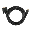 Cablu Video Cablexpert CC-HDMI-DVI-15, HDMI (M) - DVI-I (M), 4,5m, Negru