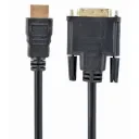 Видеокабель Cablexpert CC-HDMI-DVI-6, HDMI (M) - DVI-D (M), 1,8м, Чёрный