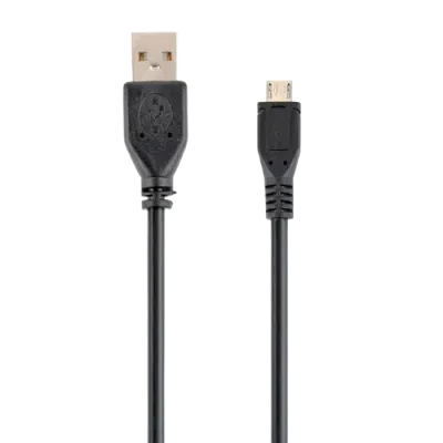 Cablu încărcare și sincronizare Cablexpert CCP-mUSB2-AMBM-0.5M, USB Type-A/micro-USB, 0,5m, Negru