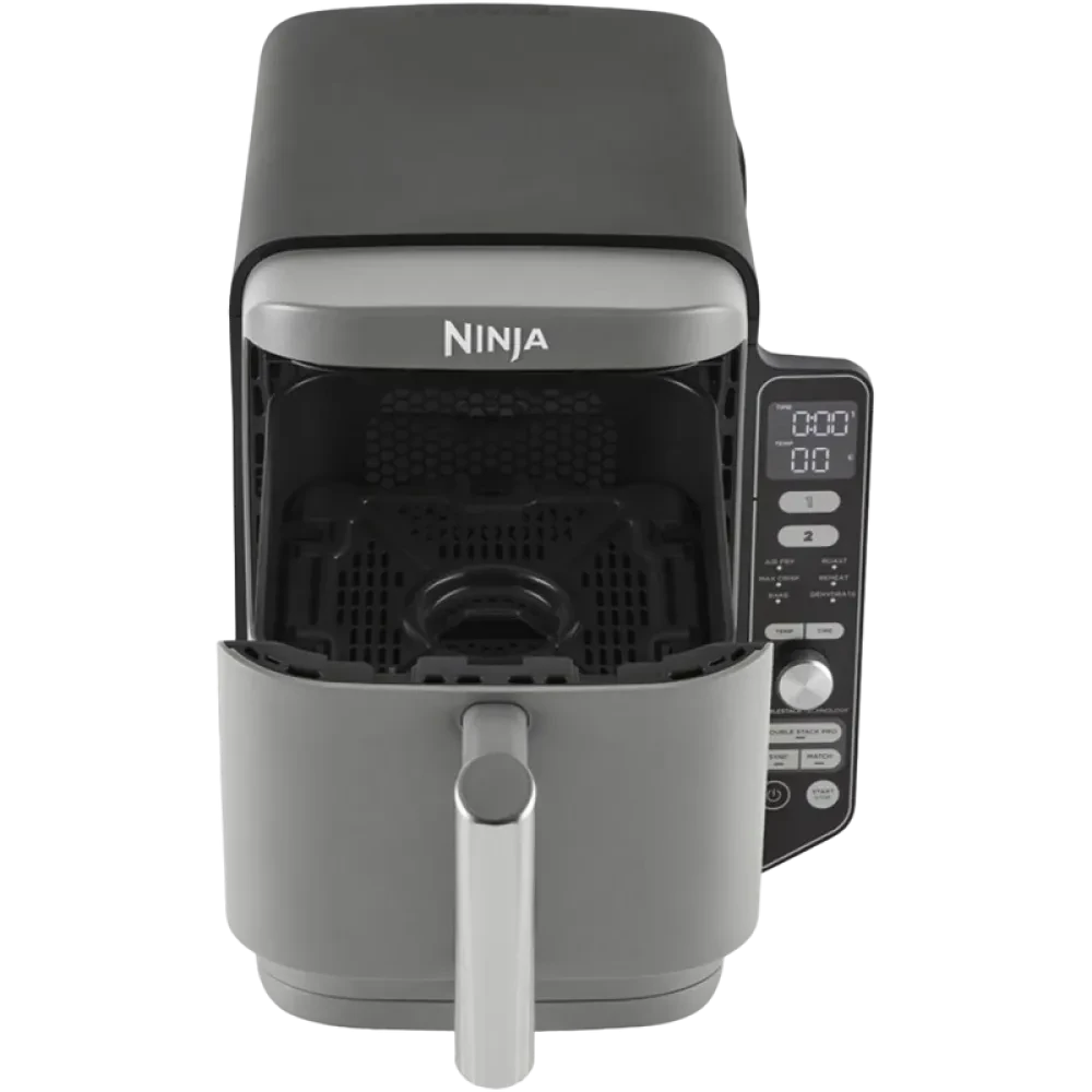 Friteuză cu aer cald Ninja Double Stack XL SL400EUWH, Alb