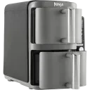 Friteuză cu aer cald Ninja Double Stack XL SL400EUWH, Alb