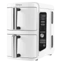 Friteuză cu aer cald Ninja Double Stack XL SL400EUWH, Alb