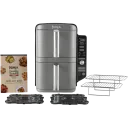 Friteuză cu aer cald Ninja Double Stack XL SL400EUWH, Alb