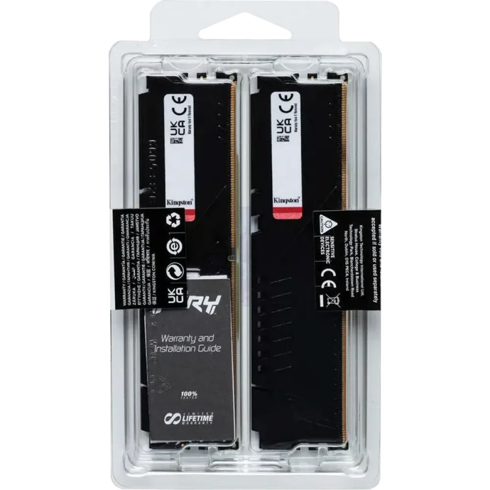 Memorie RAM Kingston FURY Beast, DDR5 SDRAM, 6000 MHz, 32 GB, KF560C30BBEK2-32