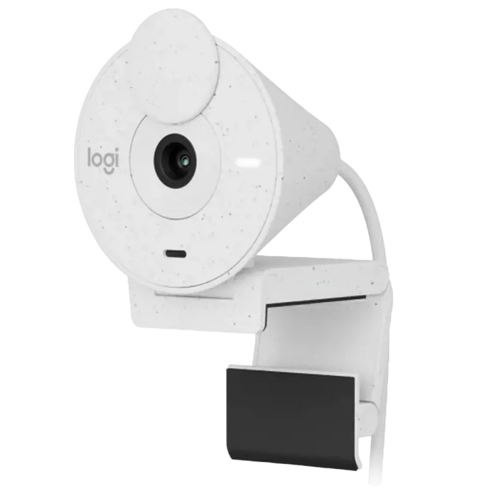 Cameră Web Logitech BRIO 300, Full-HD 1080P, Alb