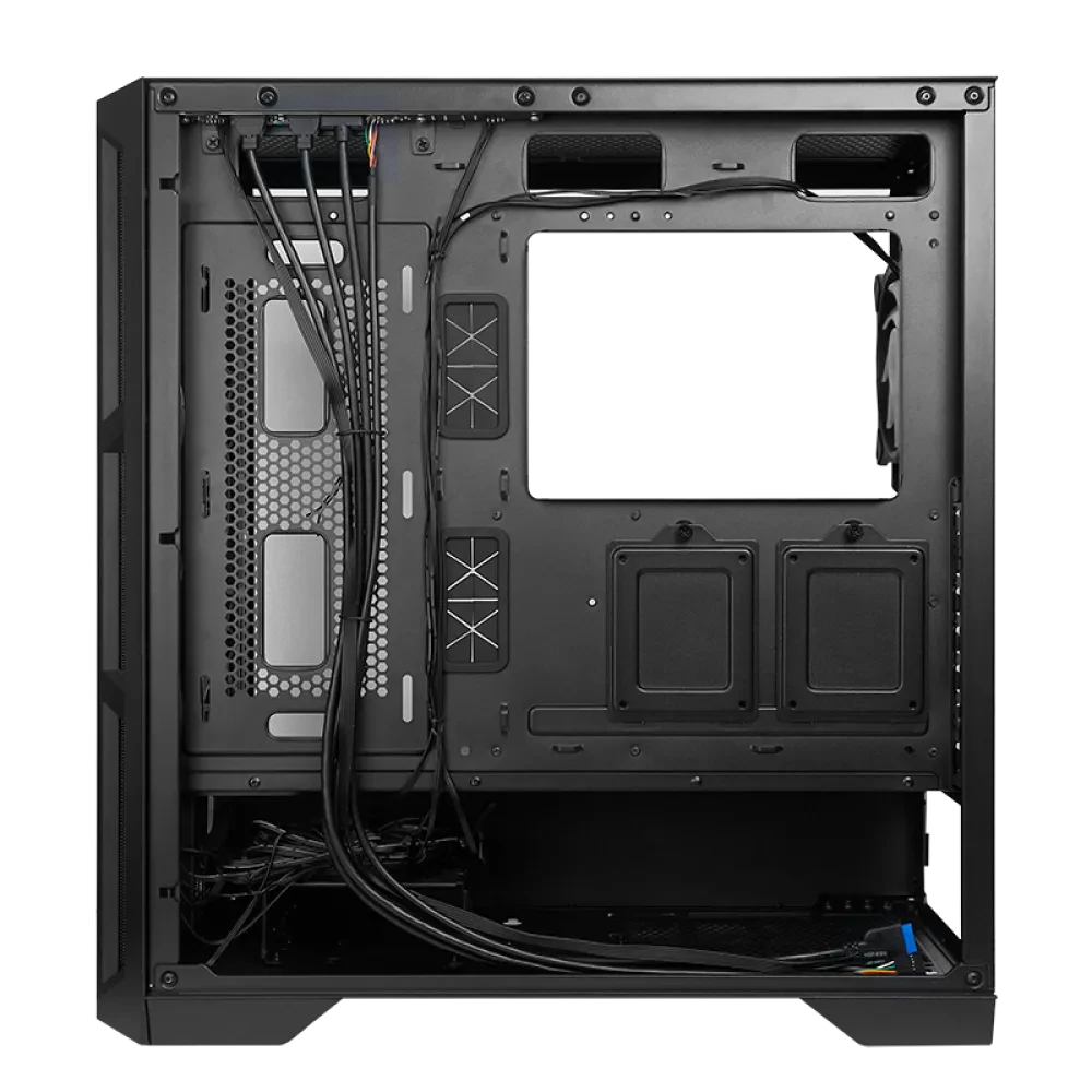 Компьютерный корпус Chieftec GA-01B-TG-OP, Midi-Tower, Без блока питания, Чёрный