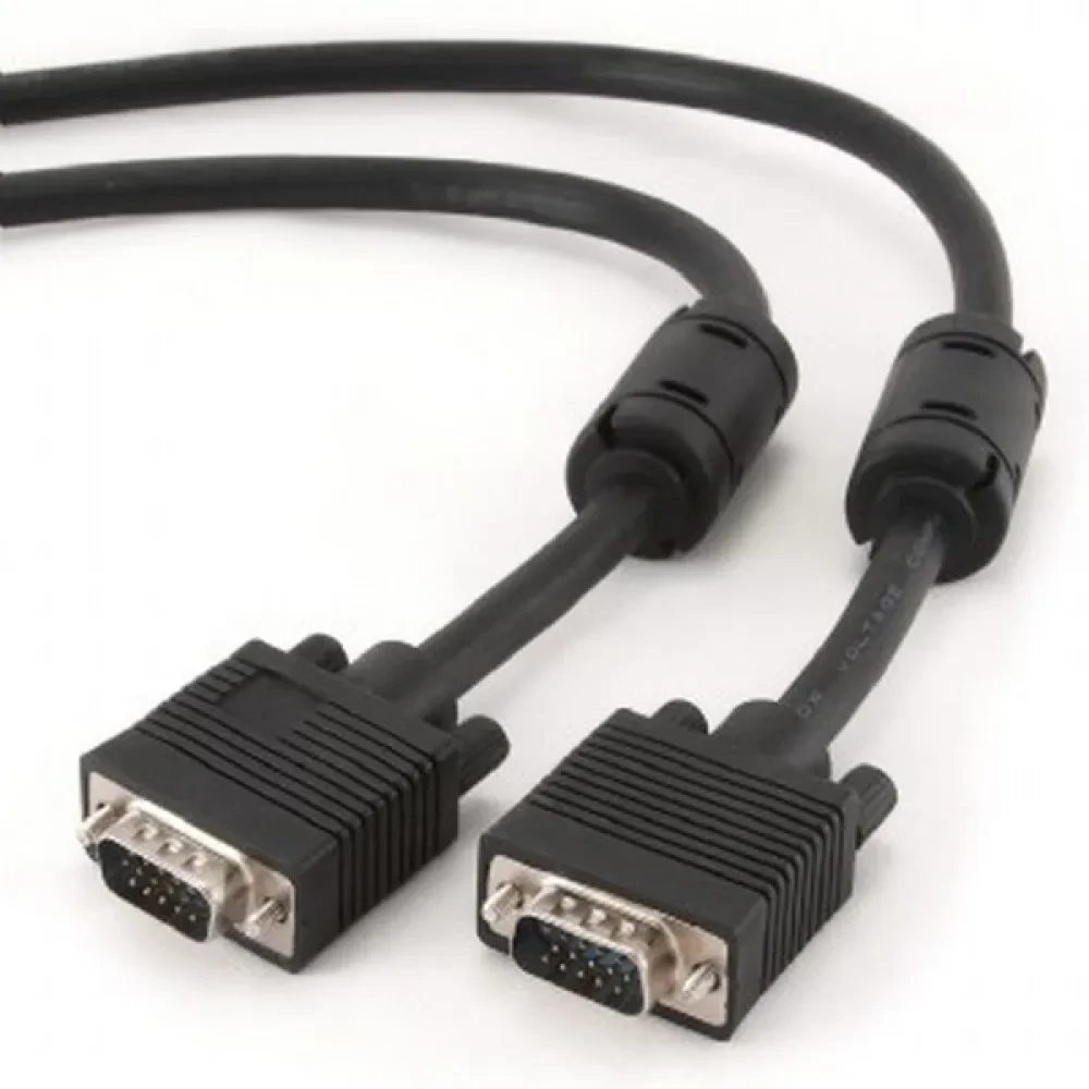 Cablu Video Cablexpert CC-PPVGA-10M-B, VGA D-Sub (M) - VGA D-Sub (M), 10m, Negru