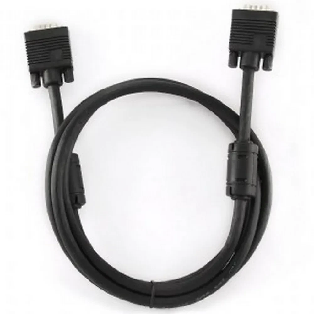 Видео кабель Cablexpert CC-PPVGA-5M-B, VGA D-Sub (M) - VGA D-Sub (M), 5м, Чёрный