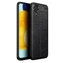 Husă Xcover Samsung Galaxy A03 core - Leather, Negru