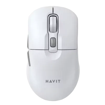 Mouse Wireless Havit MS59WB, Alb | Gri