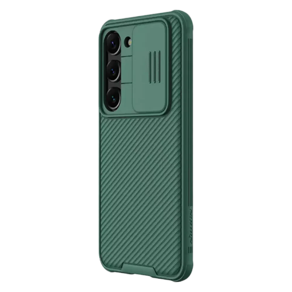 Husă Nillkin Galaxy S23+ Camshield Pro, Verde închis