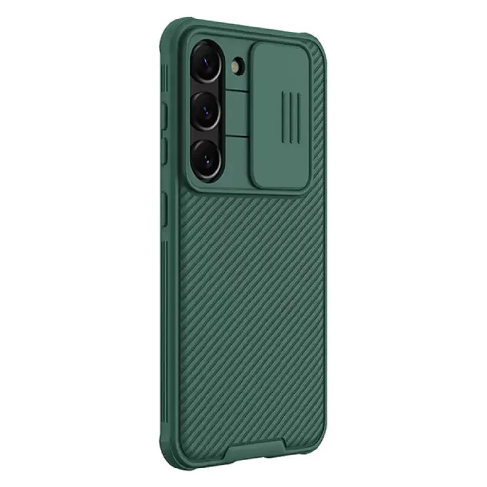 Husă Nillkin Galaxy S23+ Camshield Pro, Verde închis