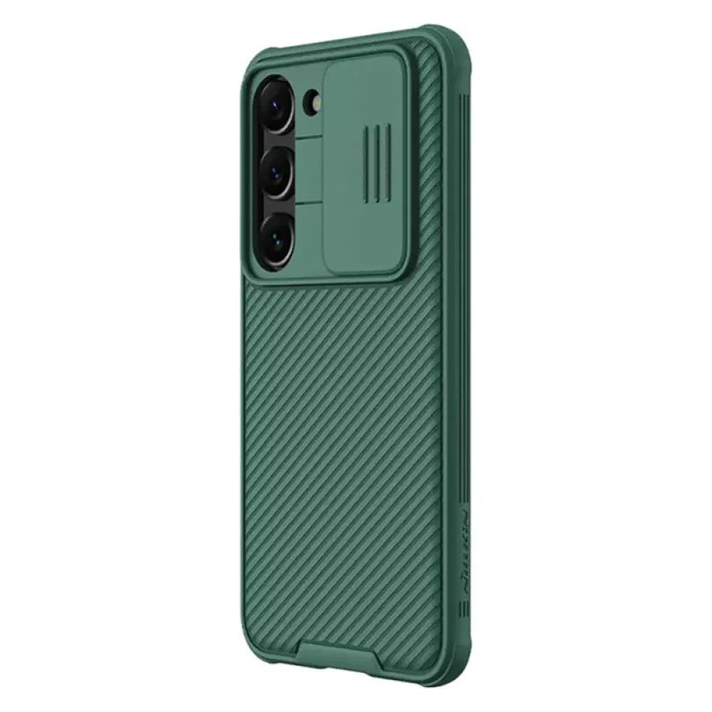 Husă Nillkin Galaxy S23+ Camshield Pro, Verde închis