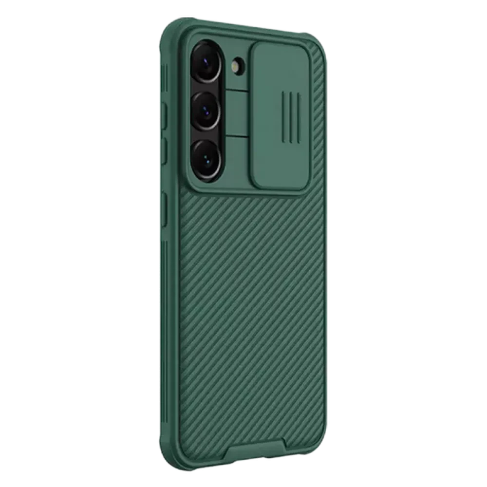 Husă Nillkin Galaxy S23+ Camshield Pro, Verde închis