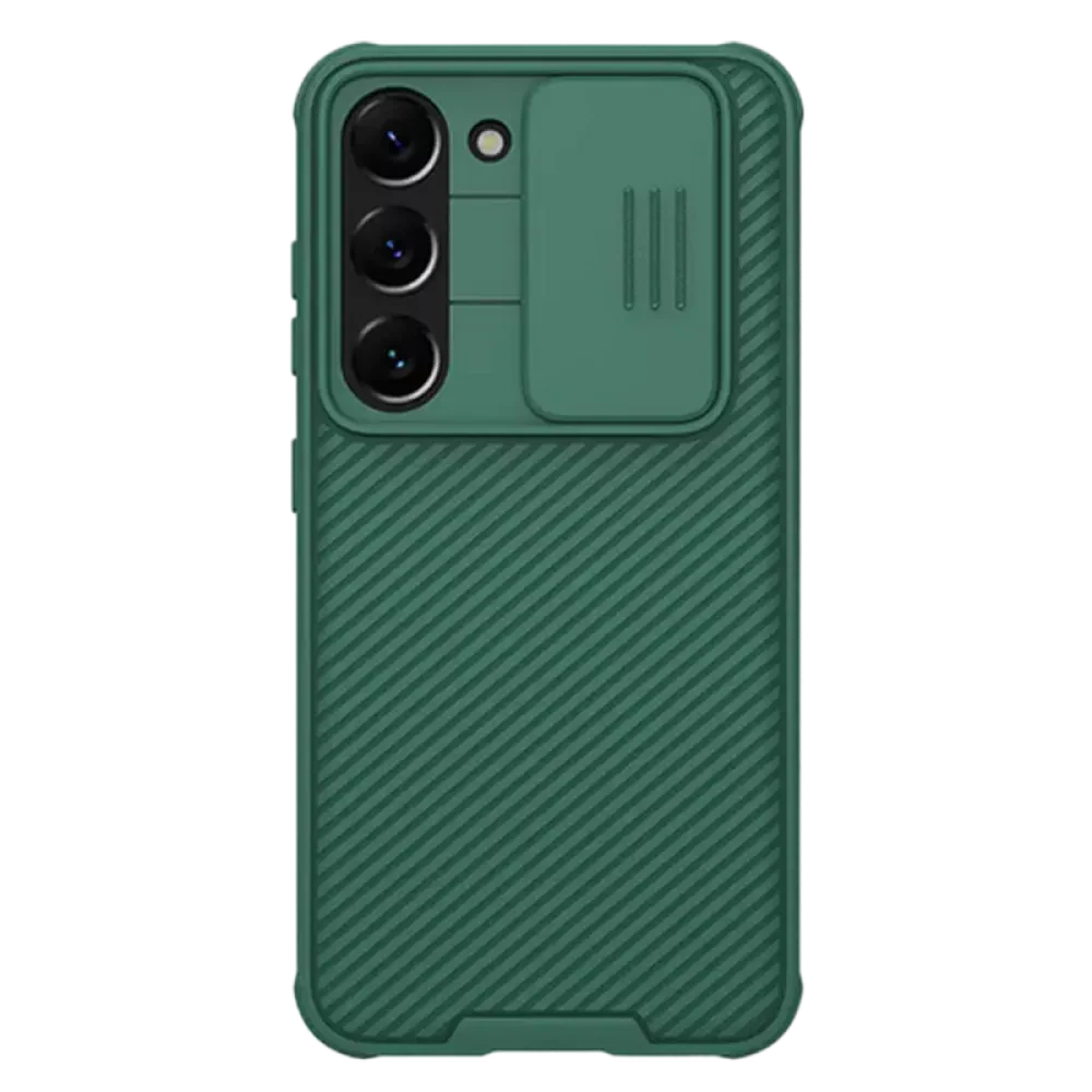 Husă Nillkin Galaxy S23+ Camshield Pro, Verde închis