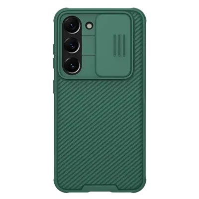 Husă Nillkin Galaxy S23+ Camshield Pro, Verde închis