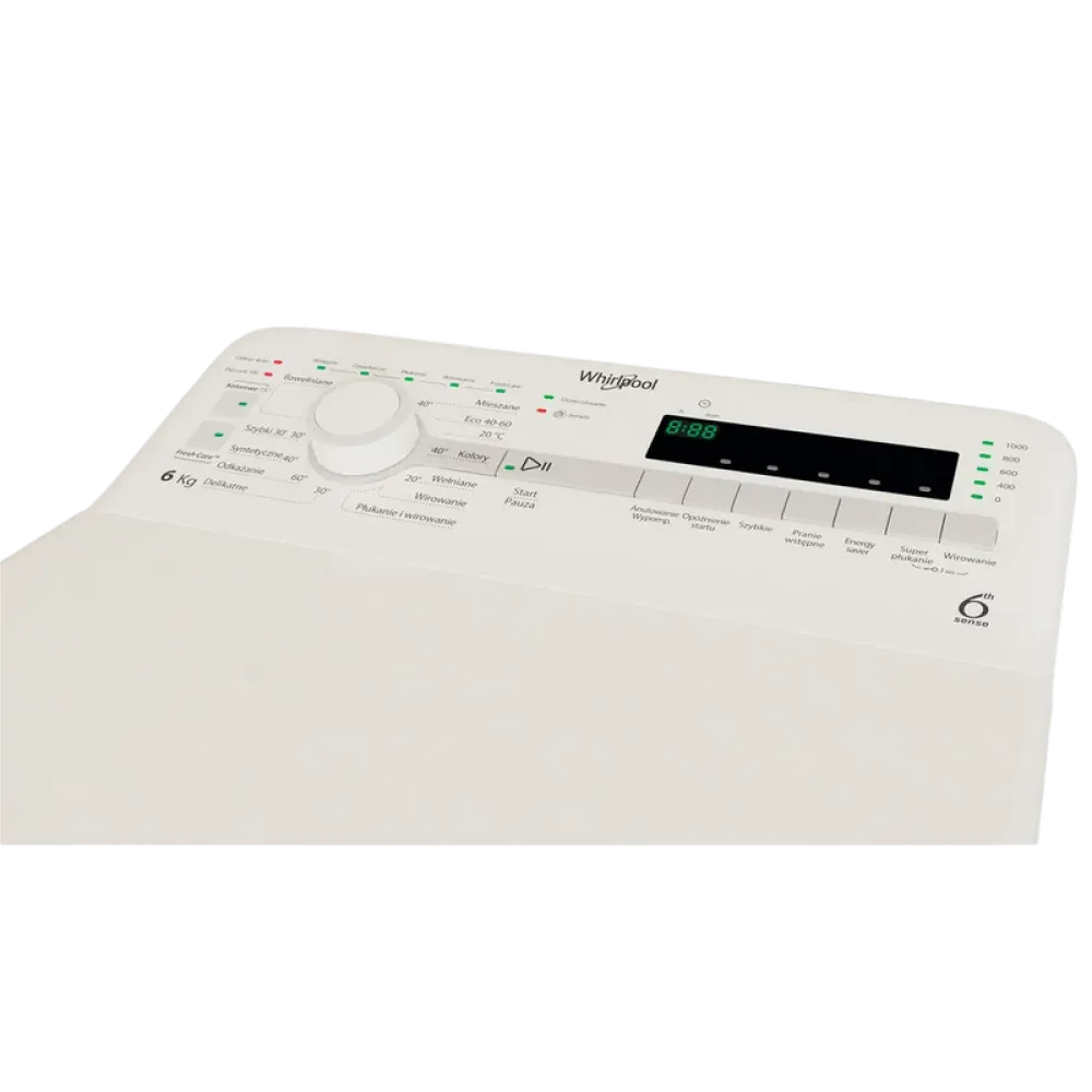 Стиральная машина Whirlpool TDLR 6040S, 6кг, Белый