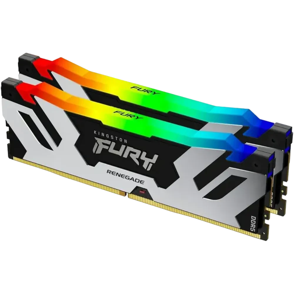 Оперативная память Kingston FURY Renegade RGB, DDR5 SDRAM, 7600 МГц, 32 Гб, KF576C38RSAK2-32