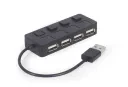 Adaptor Hub Gembird UHB-U2P4-05, Negru