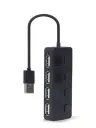 Adaptor Hub Gembird UHB-U2P4-05, Negru