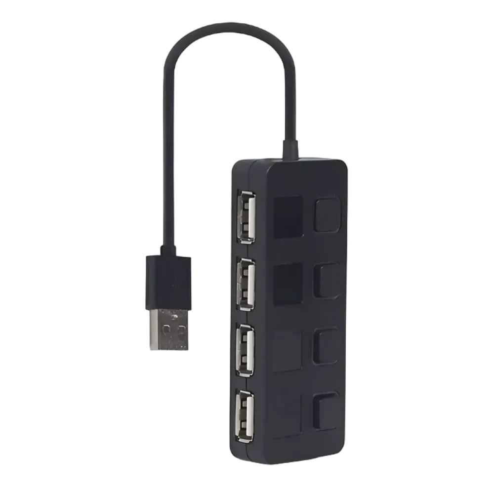 Adaptor Hub Gembird UHB-U2P4-05, Negru