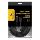 Видео кабель Cablexpert CC-HDMI4X-15, HDMI (M) - HDMI (F), 4,5м, Чёрный