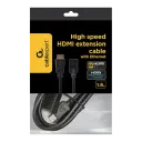 Видео кабель Cablexpert CC-HDMI4X-6, HDMI (M) - HDMI (F), 1,8м, Чёрный