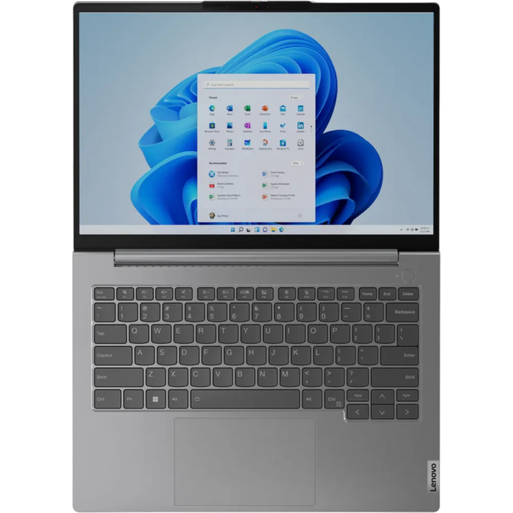 Laptop Business 14" Lenovo ThinkBook 14 G7 IML, Arctic Grey, Intel Core Ultra 7 155H, 16GB/512GB, Fără SO