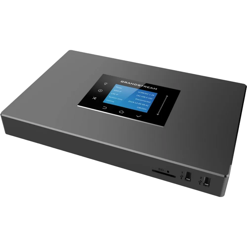 Sistem telefonic IP Grandstream UCM6302, Gri