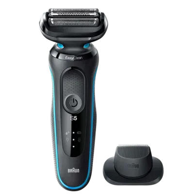 Aparat de ras electric Braun 51-M1200s, Negru | Albastru