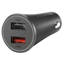 Автомобильное зарядное устройство Xiaomi Mi 37W Dual-Port Car Charger, 37Вт, Чёрный