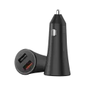 Автомобильное зарядное устройство Xiaomi Mi 37W Dual-Port Car Charger, 37Вт, Чёрный