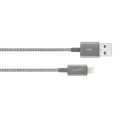 Cablu încărcare și sincronizare Moshi iPhone Lighting USB Cable, USB Type-A/Lightning, 1,2m, Gri