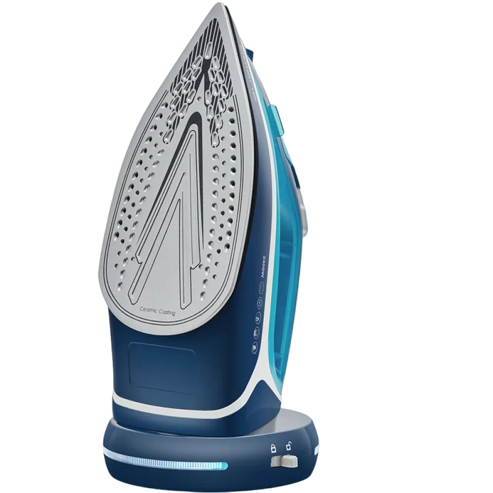 Fier de călcat Polaris PIR 2444K, 2400W, Albastru/Alb