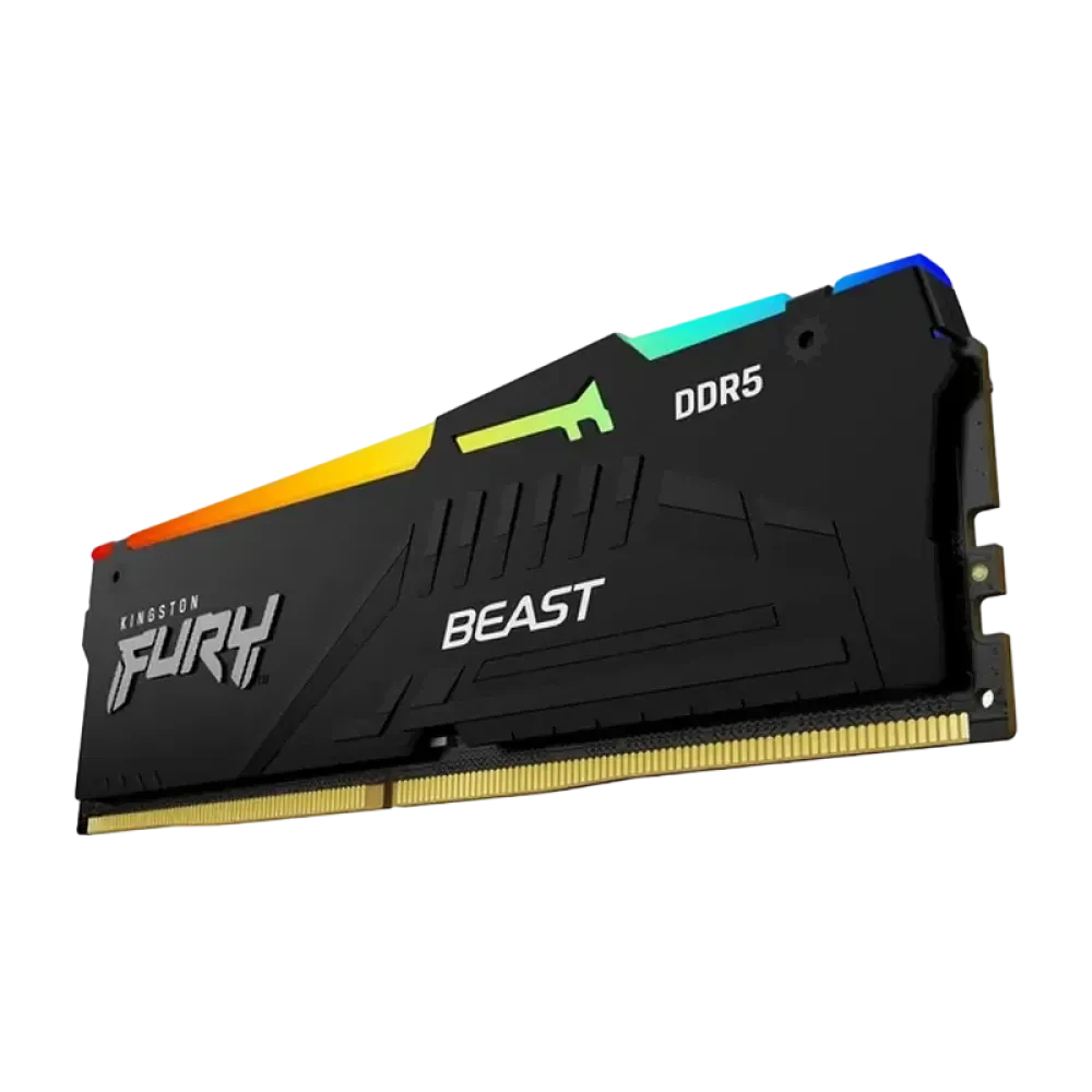 Оперативная память Kingston FURY Beast RGB, DDR5 SDRAM, 5600 МГц, 64Гб, KF556C36BBEAK2-64