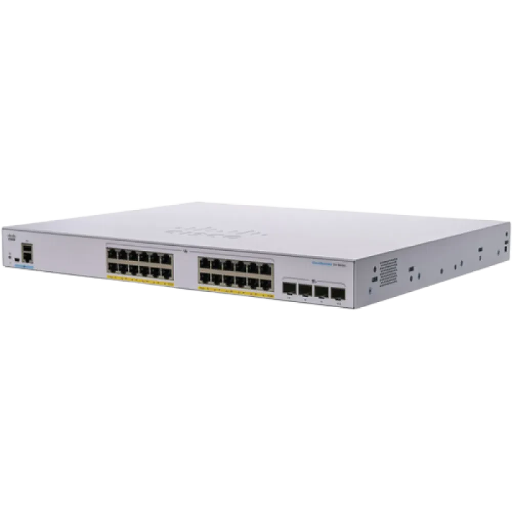 Switch de rețea Cisco CBS350-24FP-4X, 24x 10/100/1000 Mbps