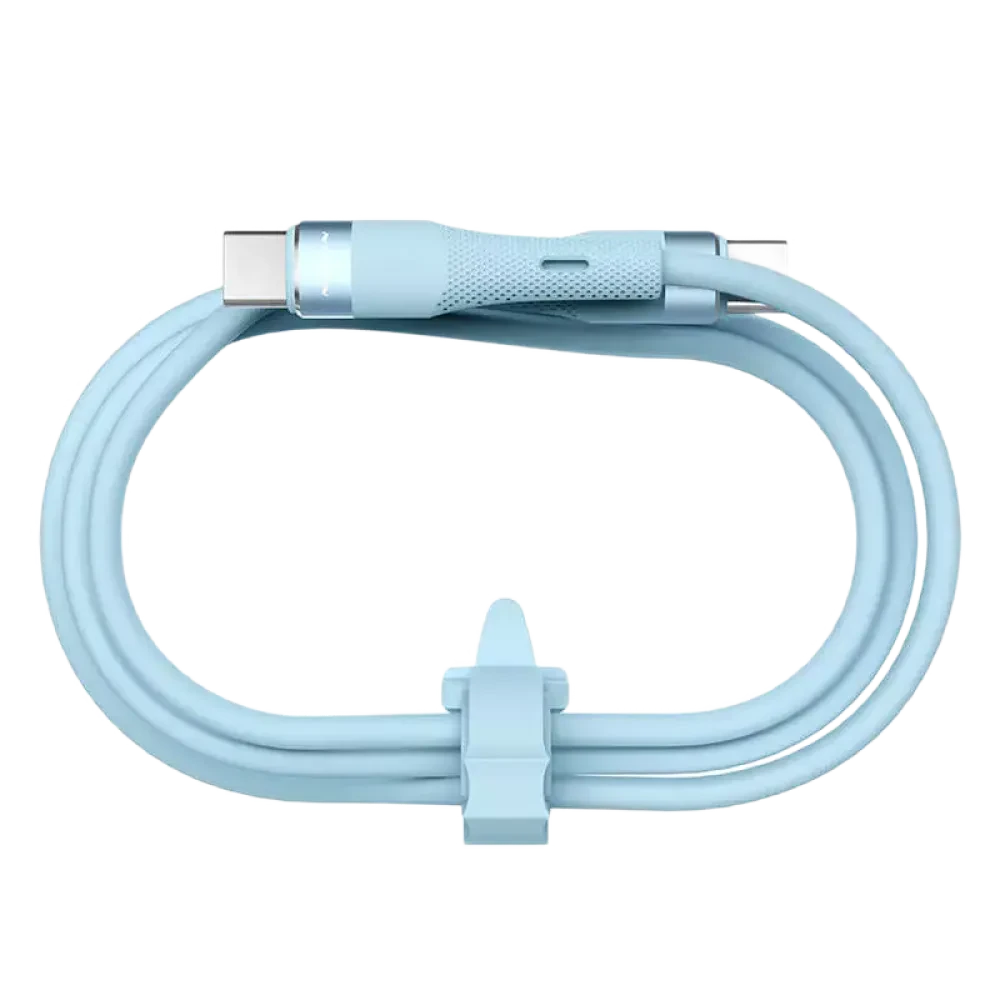 Cablu de încărcare Nillkin Type-C to Type-C Cable, Flowspeed, USB Type-C/USB Type-C, 1,2m, Albastru