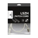 Patch cord Cablexpert PP6A-LSZHCU-0.5M, Cat6A SSTP, 0,5m, Gri