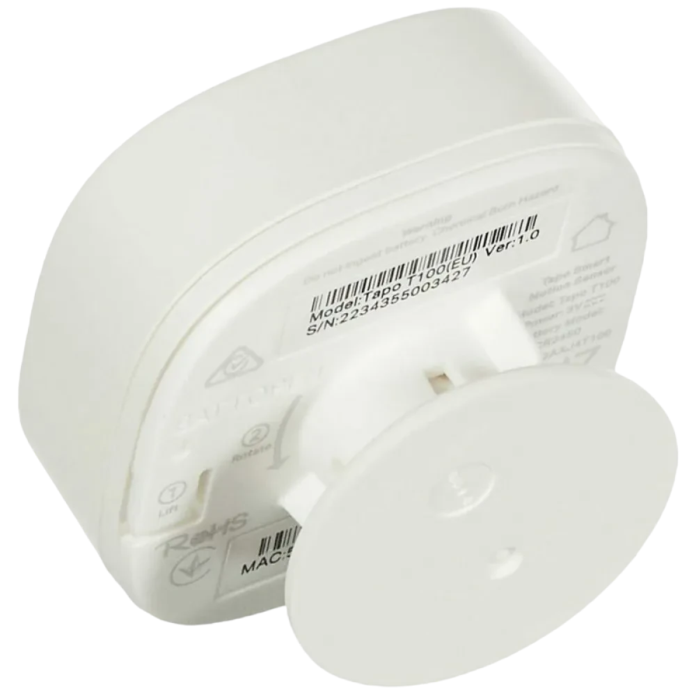 Senzor de mișcare inteligent TP-LINK Tapo T100, Alb