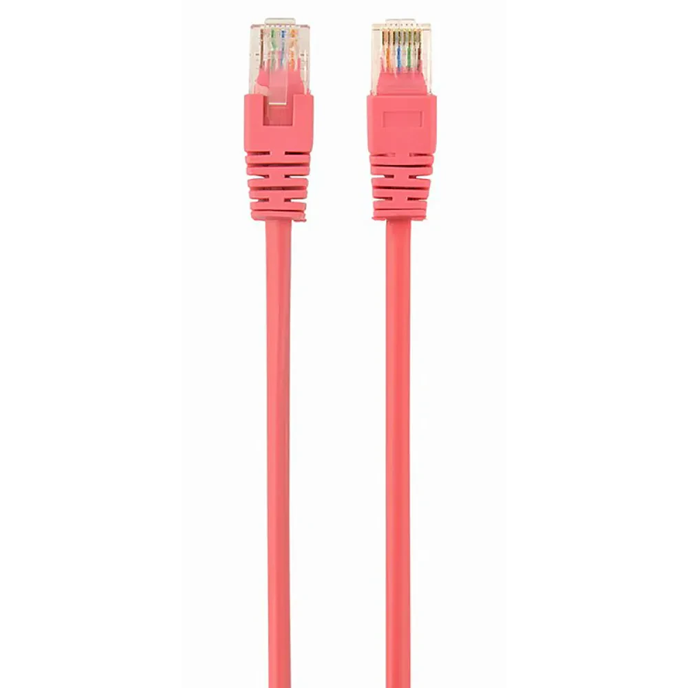 Patch cord Cablexpert PP12-2M/RO, CAT5e UTP, 2m, Roz