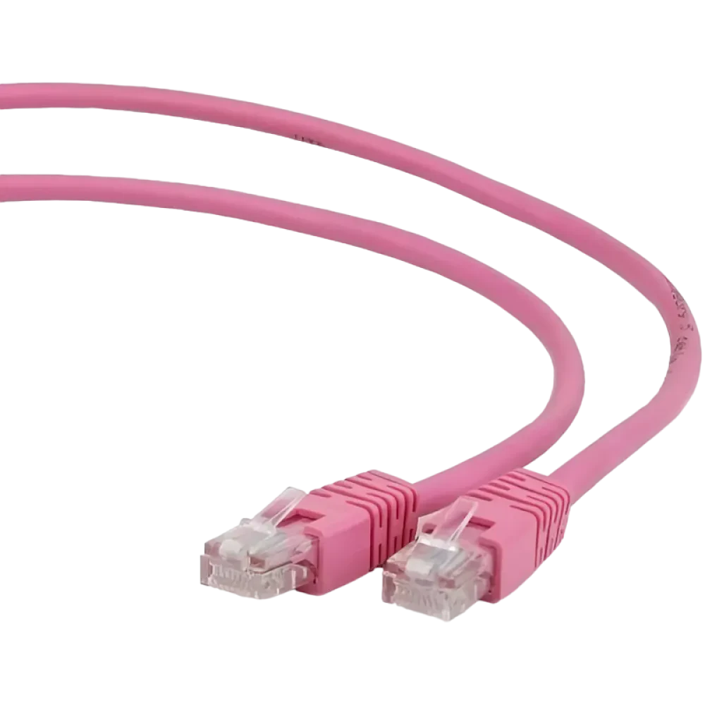 Patch cord Cablexpert PP12-2M/RO, CAT5e UTP, 2m, Roz