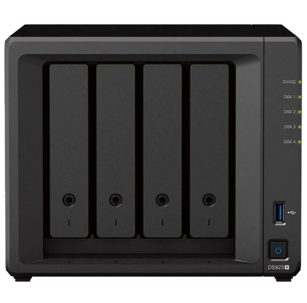 Stocare atașată la rețea SYNOLOGY DS923+, Negru