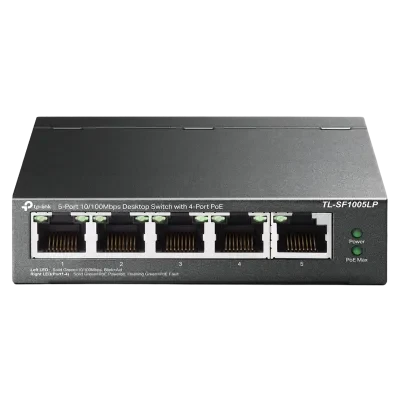 Comutator PoE TP-LINK TL-SF1005LP, 4x IEEE 802.3af
