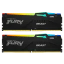 Оперативная память Kingston FURY Beast RGB, DDR5 SDRAM, 5600 МГц, 32 Гб, KF556C36BBEAK2-32