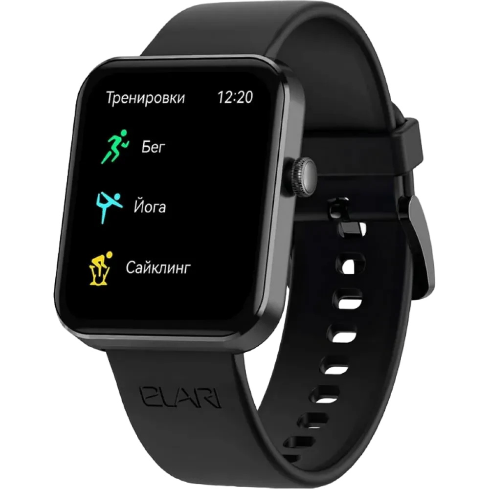 Умные часы Elari Watch Lite, 46мм, Чёрный