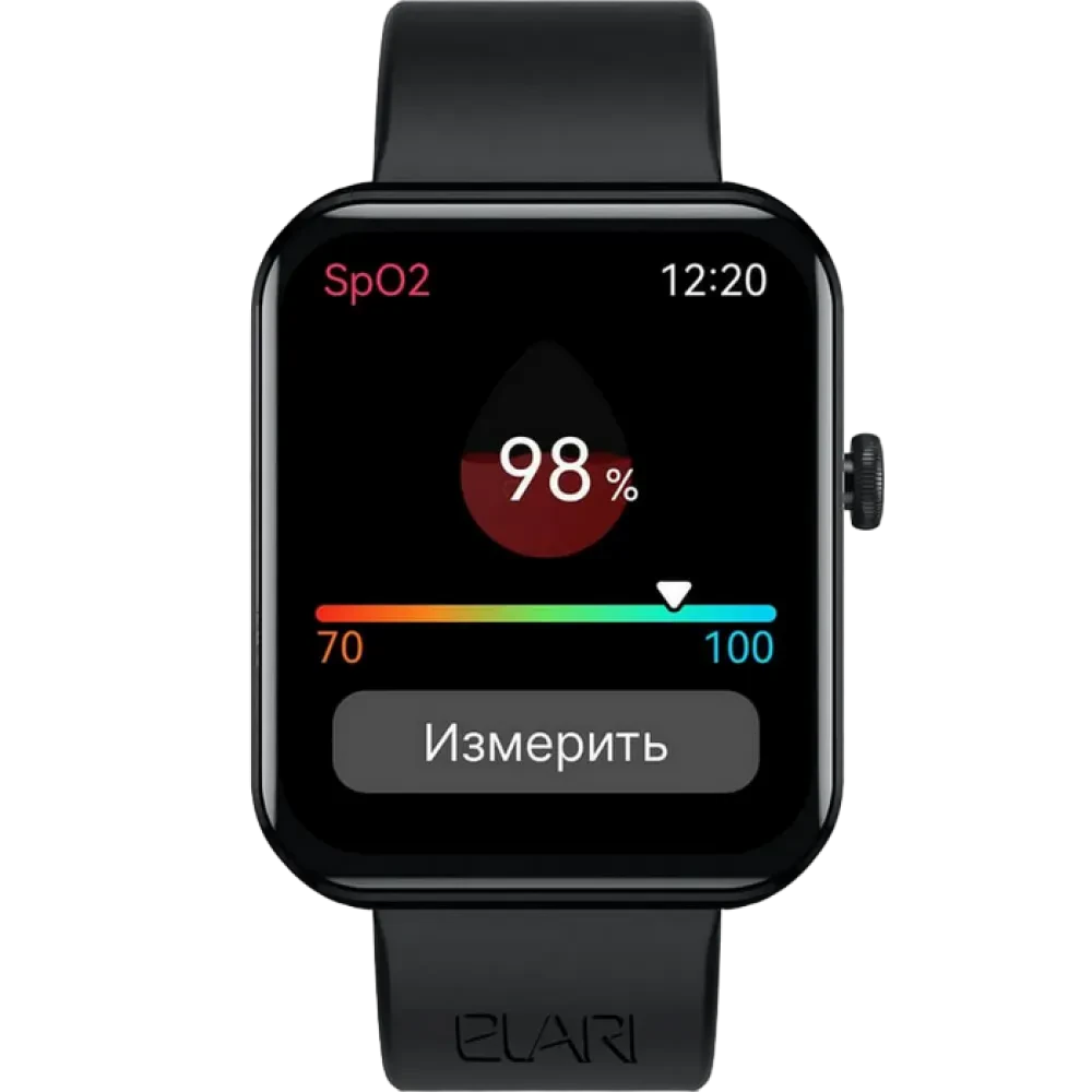 Умные часы Elari Watch Lite, 46мм, Чёрный