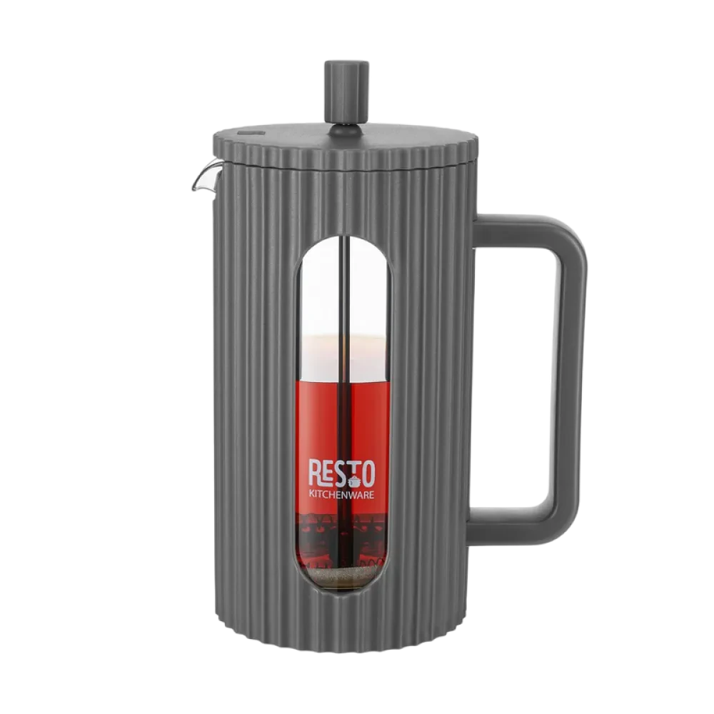 Cafetiera French Press RESTO 90535, 1L, Gri inchis