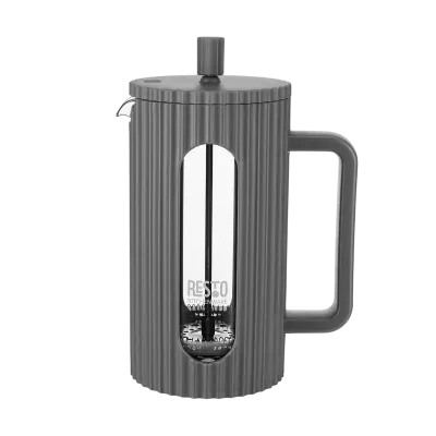 Cafetiera French Press RESTO 90535, 1L, Gri inchis