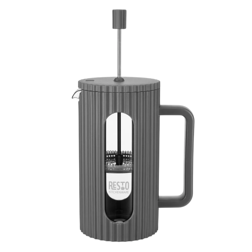Cafetiera French Press RESTO 90535, 1L, Gri inchis